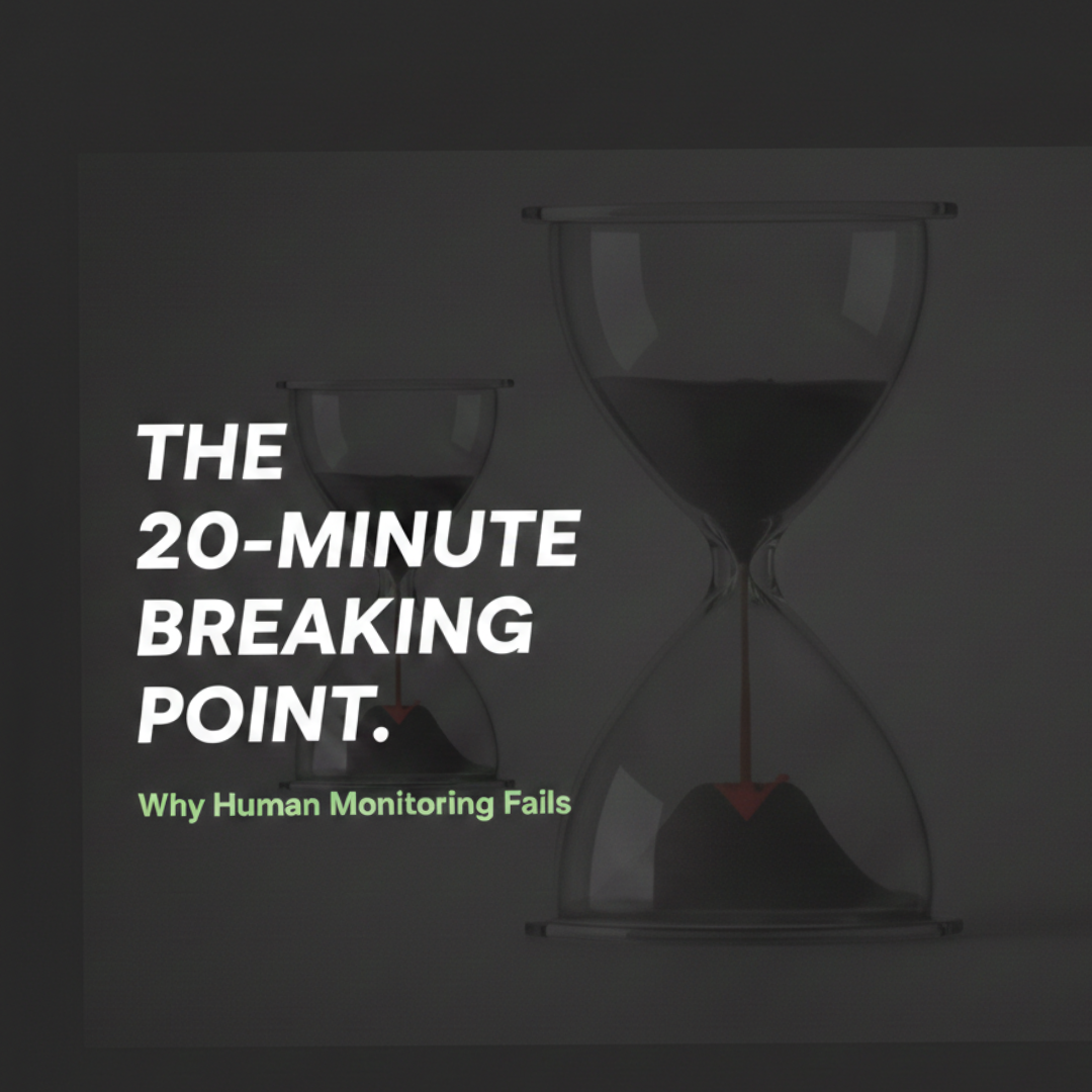 The 20-Minute Breaking Point: Why Human Monitoring Isn’t Enough for Modern Security